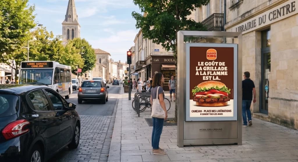 Panneau publicitaire PubliAquitaine